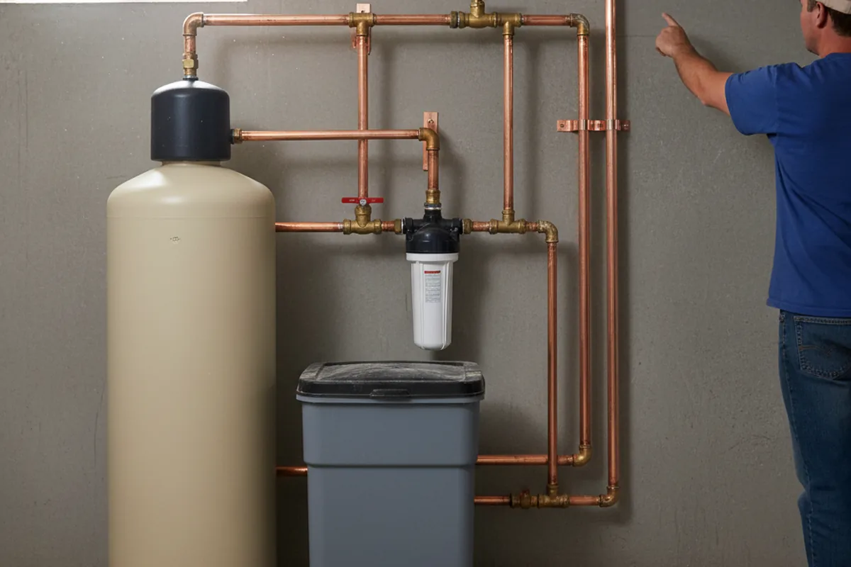 Whole-house water treatment system installed in Dwight